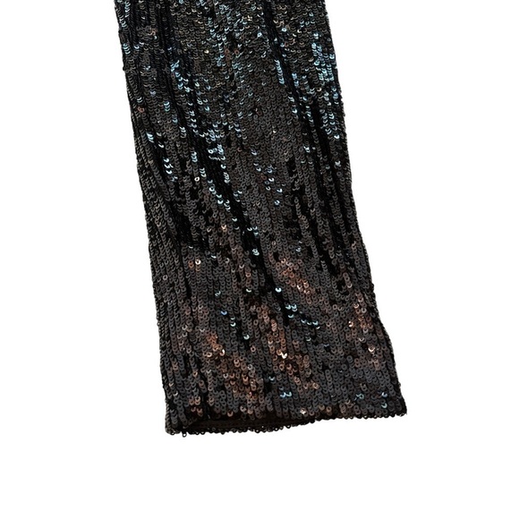 Express High Rise Sequin Slim Leg Ankle Pants - Picture 2 of 6